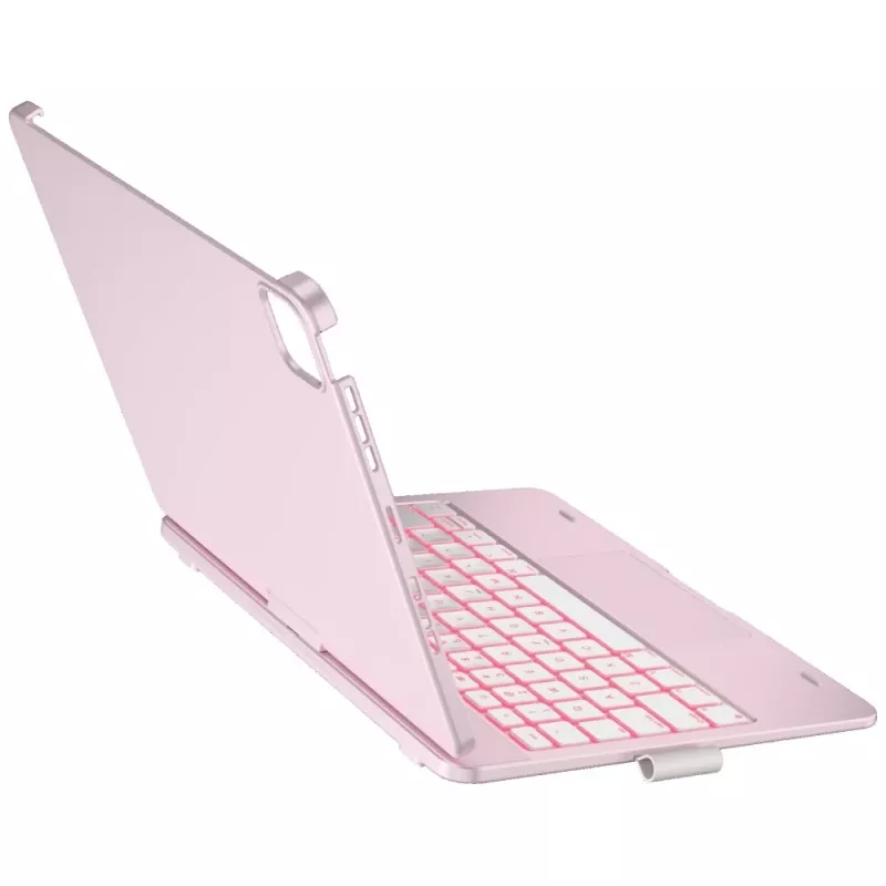 Typecase Flexbook Touch capa com teclado removível tipo folio para iPad Air 11 M2 2024 / M3 2025 / M4 2026, rosa-claro