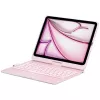 Typecase Flexbook Touch capa com teclado removível tipo folio para iPad Air 11 M2 2024 / M3 2025 / M4 2026, rosa-claro