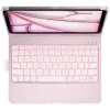 Typecase Flexbook Touch capa com teclado removível tipo folio para iPad Air 11 M2 2024 / M3 2025 / M4 2026, rosa-claro