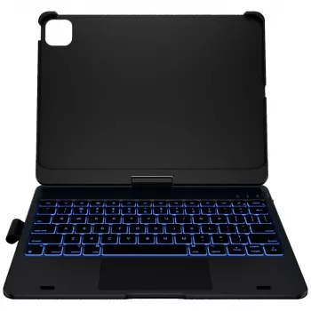 Typecase Flexbook Touch capa com teclado para iPad Pro 11 2024/2025, preto