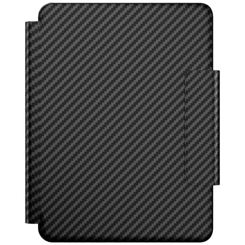 Typecase Edge capa com teclado para iPad Air 11 M2 2024 / M3 2025 / M4 2026, fibra de carbono, preto