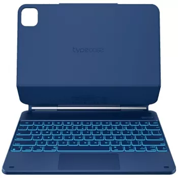 Typecase Edge capa com teclado para iPad Air 13 M2 2024 / M3 2025 / M4 2026, azul-pacífico