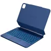 Typecase Edge capa com teclado para iPad Air 13 M2 2024 / M3 2025 / M4 2026, azul-pacífico