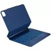 Typecase Edge capa com teclado para iPad Air 13 M2 2024 / M3 2025 / M4 2026, azul-pacífico