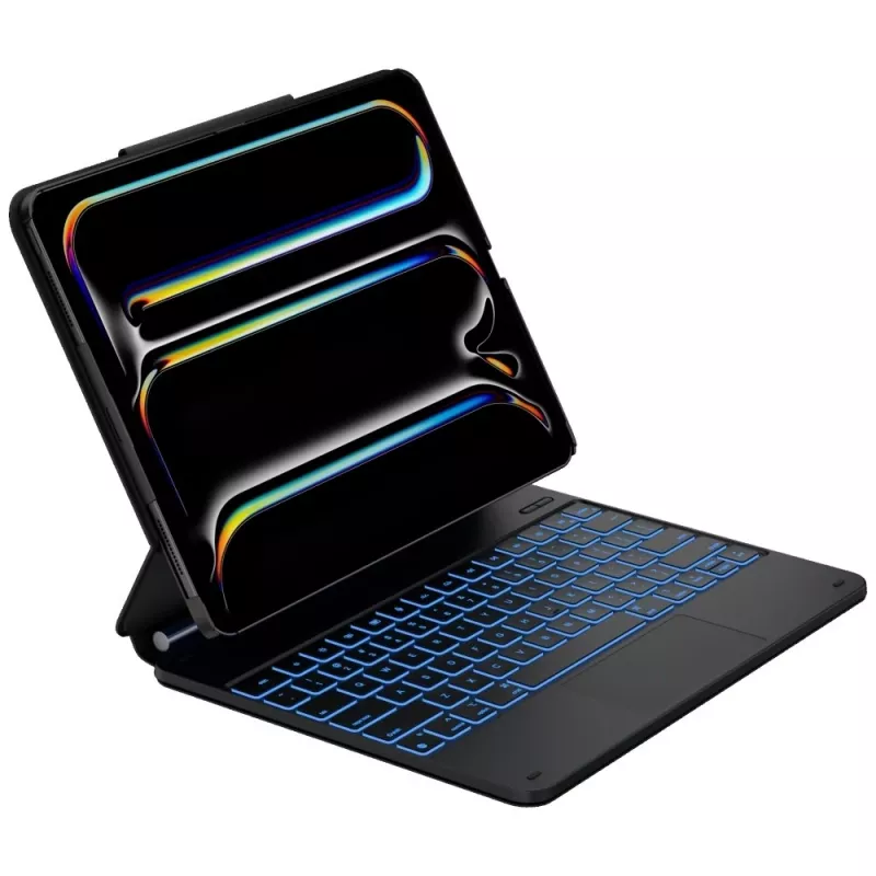 Typecase Edge + capa com teclado para iPad Air 13 M2 2024 / M3 2025 / M4 2026, preto