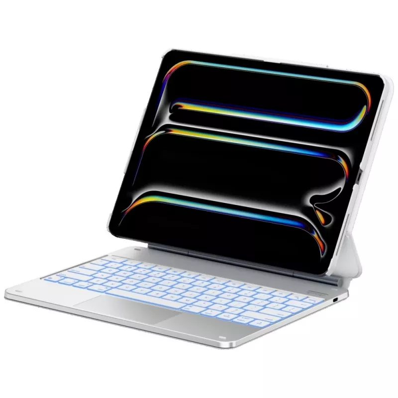 Typecase Edge + capa com teclado para iPad Air 13 M2 2024 / M3 2025 / M4 2026, branco