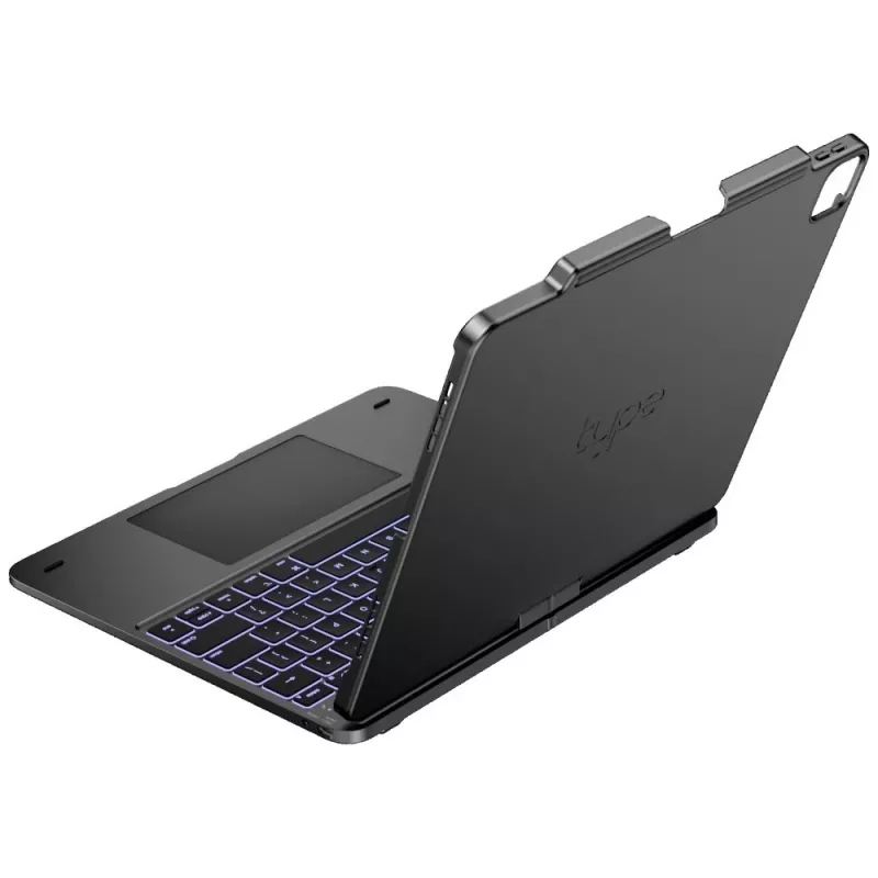 Typecase Flexbook Touch capa com teclado para iPad Air 13 M2 2024 / M3 2025 / M4 2026, cinzento