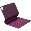 Typecase Edge Capa com Teclado para iPad Air 13 2024/2025, vermelho framboesa