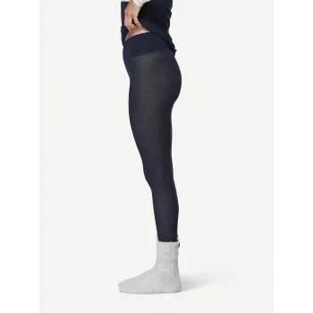 Devold Wool Mesh 190 Longs Calças térmicas de mulher - Ink, tamanho M