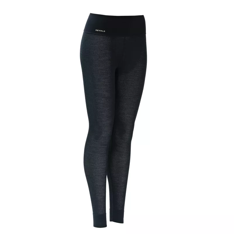 Devold Wool Mesh 190 Longs Calças térmicas de mulher - Ink, tamanho M