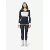 Devold Wool Mesh 190 Shirt Base layer de mulher - Ink/Offwhite, tamanho S