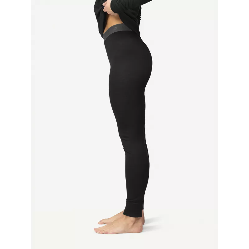 Devold Breeze Plus Merino 200 Longs Calças térmicas de mulher - Preto, tamanho M
