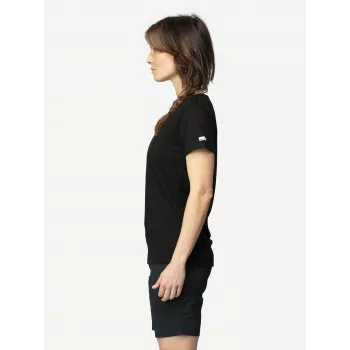T-shirt ativa Devold Breeze Plus Merino 200 mulher - preto, tamanho S