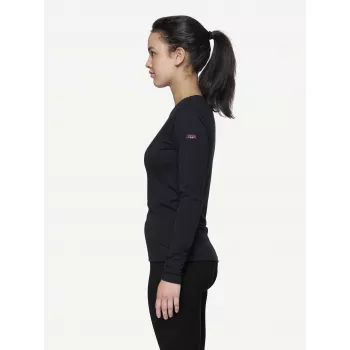 Camisola base Devold Breeze Merino 150 mulher - preto, tamanho S
