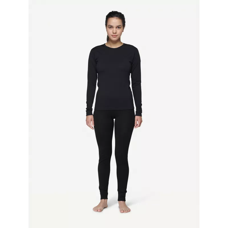 Camisola base Devold Breeze Merino 150 mulher - preto, tamanho S