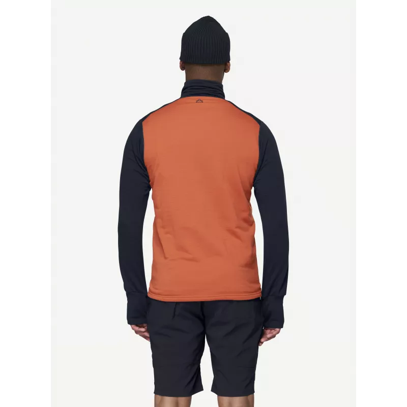 Casaco Devold Explorer Merino - Brick/Ink, tamanho L
