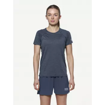 T-shirt base Devold Endurance Merino 130 Tee mulher - Night, tamanho S