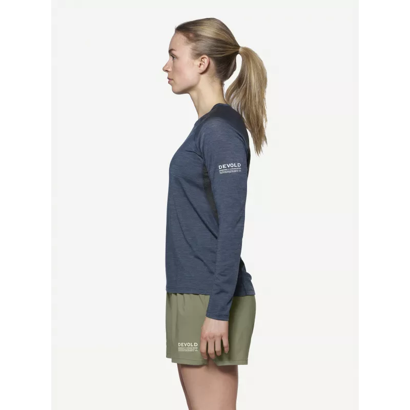 Camisola base Devold Endurance Merino 130 mulher - Night, tamanho M