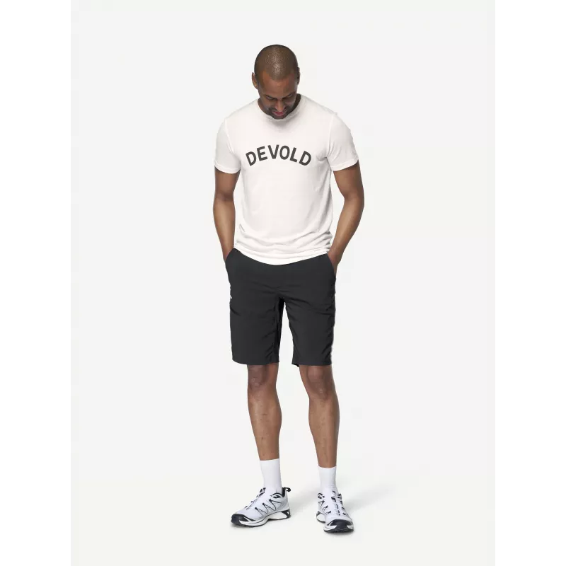 T-shirt Devold Classic Legacy Tee em lã merino - branco tamanho L