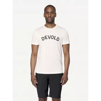 T-shirt Devold Classic Legacy Tee em lã merino - branco - M
