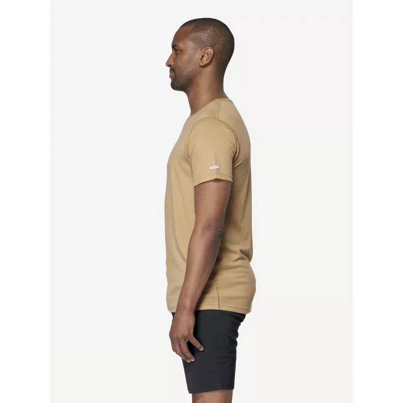 T-shirt Devold Breeze Plus Merino 200 - Oat - tamanho M