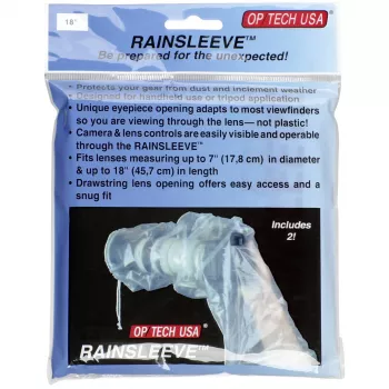 Capa de chuva para câmara OP TECH Rain-Sleeve 1x2