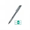 Pentel BL27-AX EnerGel esferográfica de gel retrátil - ponta agulha 0,35 mm - tinta preta - corpo metálico prateado