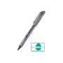 Pentel BL27-AX EnerGel esferográfica de gel retrátil - ponta agulha 0,35 mm - tinta preta - corpo metálico prateado