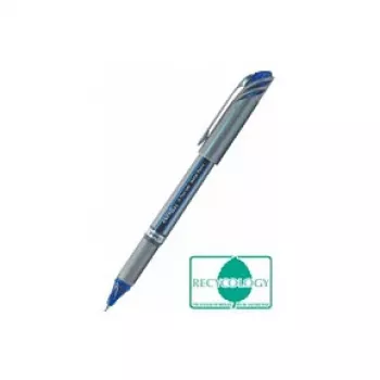 Pentel BL27 EnerGel esferográfica de gel líquido - prateado - azul - metal - 0,7 mm - 0,35 mm