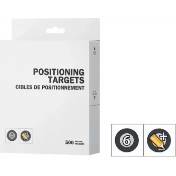 CREAFORM PEEL 3 alvos de posicionamento 6mm com bordo preto e cola normal 1x500 (ACC-P3D-PTBC3)