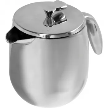 Bodum COLUMBIA cafeteira French Press 4 chávenas, 0,5L, aço inoxidável de parede dupla, isolamento a vácuo, prateado polido
