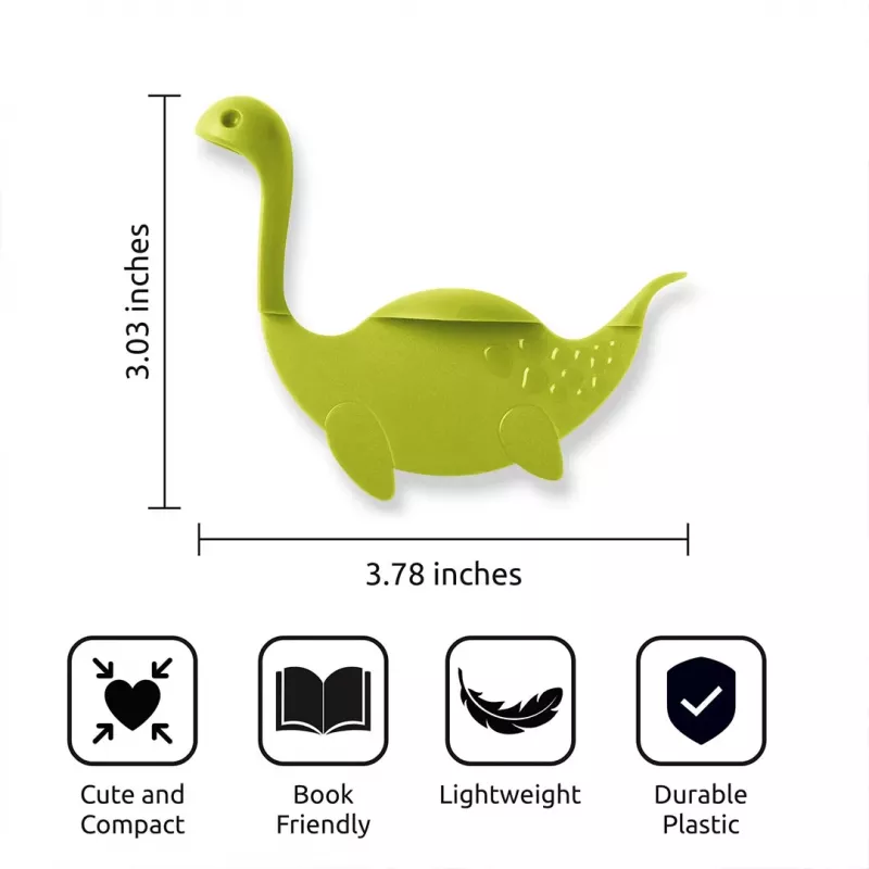 OTOTO Nessie Tale marcador de livro turquesa