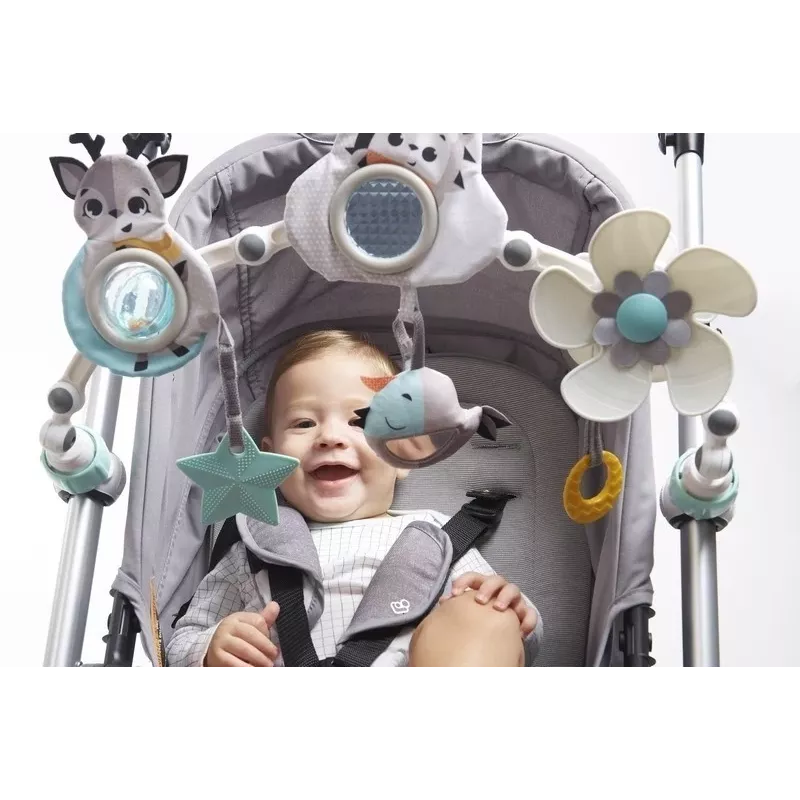 Tiny Love arco de atividades para bebé - Magical Tales preto e branco