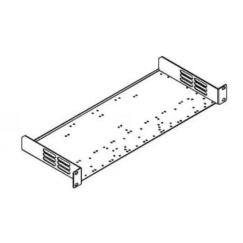 Kramer Electronics RK-1 Kit de montagem em rack - 1U - 19 polegadas (48,3 cm) - preto