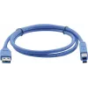 Kramer C-USB3/AB-3 Cabo USB 3.0, USB-A macho para USB-B macho, 0,9 m (3 ft), azul