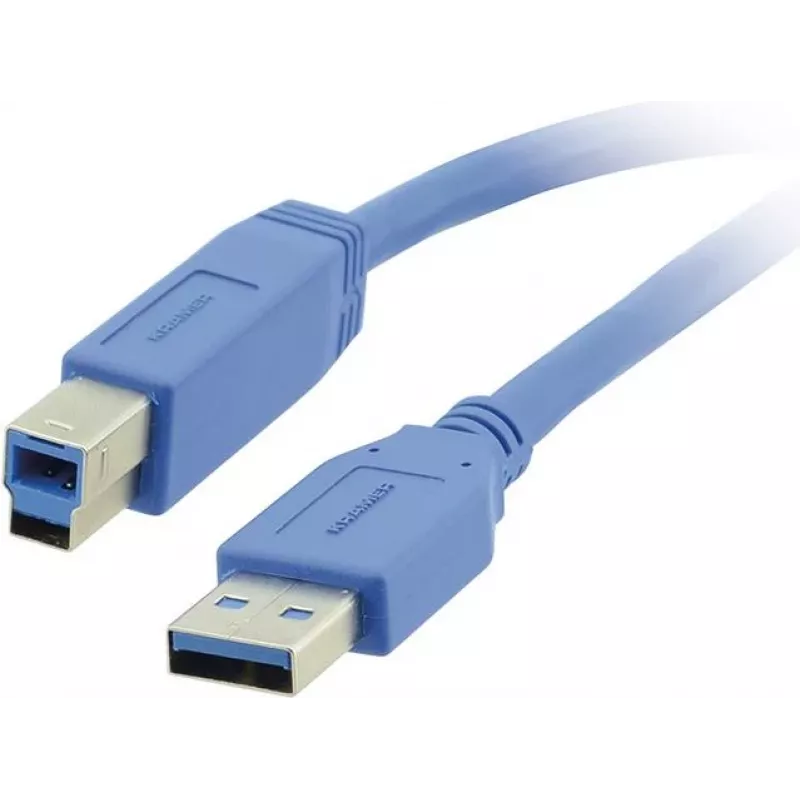 Kramer C-USB3/AB-3 Cabo USB 3.0, USB-A macho para USB-B macho, 0,9 m (3 ft), azul