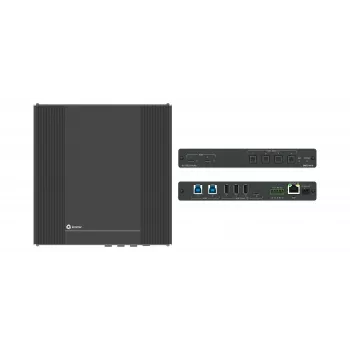 Kramer Electronics SWT3-41-U Comutador gerido 4x1 USB 3.2 Host PoE-Acceptor com 4 dispositivos - 10 Gbps - Power over Ethernet