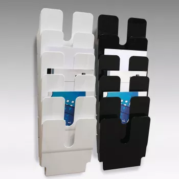 Porta-prospectos DURABLE FLEXIPLUS 6 A4 vertical transparente 1700008011