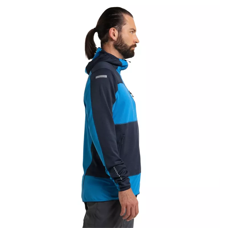 Haglöfs L.I.M Mid Fast Hood - Tarn Blue / Nordic Blue - tamanho S