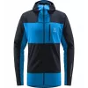 Haglöfs L.I.M Mid Fast Hood - Tarn Blue / Nordic Blue - tamanho S