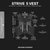 Colete de corrida Silva Strive 5 Running Vest - preto, tamanho M
