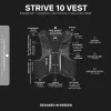 Colete de corrida Silva Strive 10 - preto, tamanho L