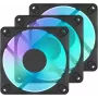 Ventoinhas PWM Fractal Design Dynamic 3-14 RGB Black 3-Pack 140 mm