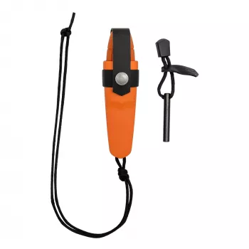 Morakniv Eldris Burnt Orange e acendedor de fogo