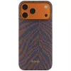 Capa PITAKA Edge Breath of Veins para iPhone 17 Pro Max, fibra de aramida, laranja ardente, compatível com MagSafe