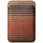 PITAKA Woven Wallet MagSafe porta-cartões magnético para iPhone - Sunset