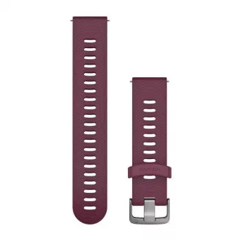 HAMA Garmin Pulseira de silicone para Vivoactive 3, Vivomove HR, Forerunner 645, Forerunner 245 - Berry 010-11251-1W