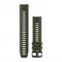 Bracelete de silicone para relógio Garmin Instinct, 22 mm, Moss, 010-12854-16