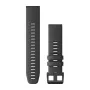 HAMA Garmin Pulseira de silicone Quick Fit 22mm para relógio Fenix 5/6 - Cinzento-ardósia com fivela preta 010-12863-22