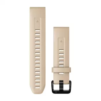 Pulseira de silicone Garmin 20 mm para relógios, Limestone, 010-13102-08